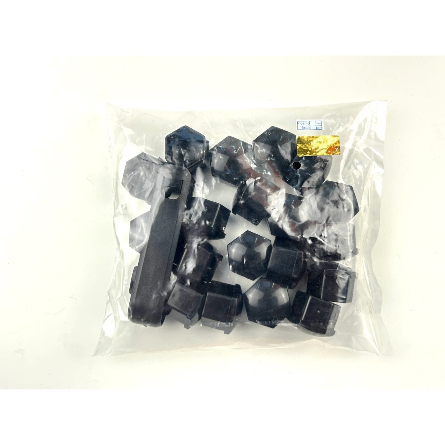 Capace prezoane, pe 17 mm, inclus cheie de scos capacele, set 20 buc negre