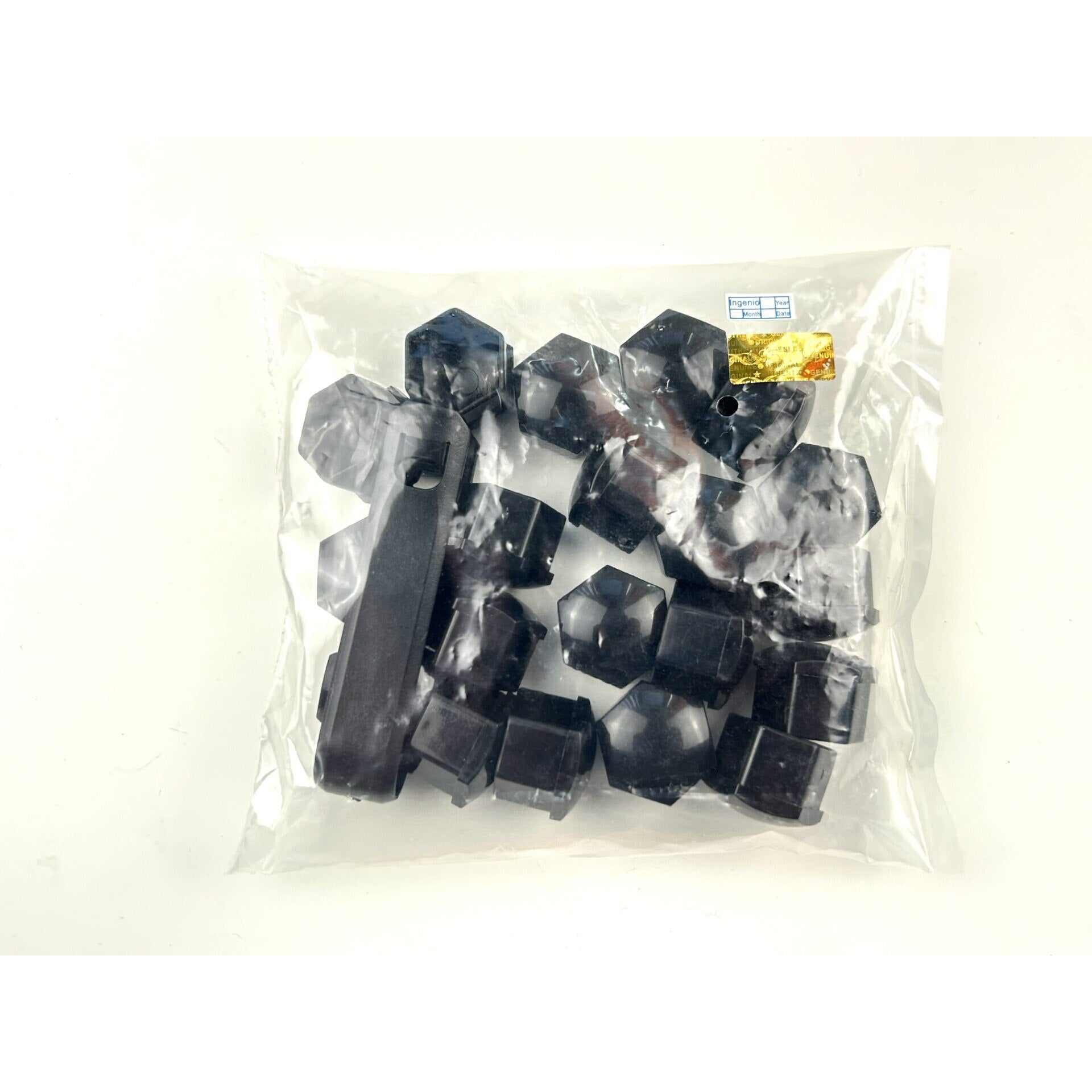 Capace prezoane, pe 17 mm, inclus cheie de scos capacele, set 20 buc negre