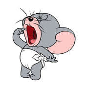 Sticker clapeta rezervor auto Jerry, Multicolor, 9 x 10 cm