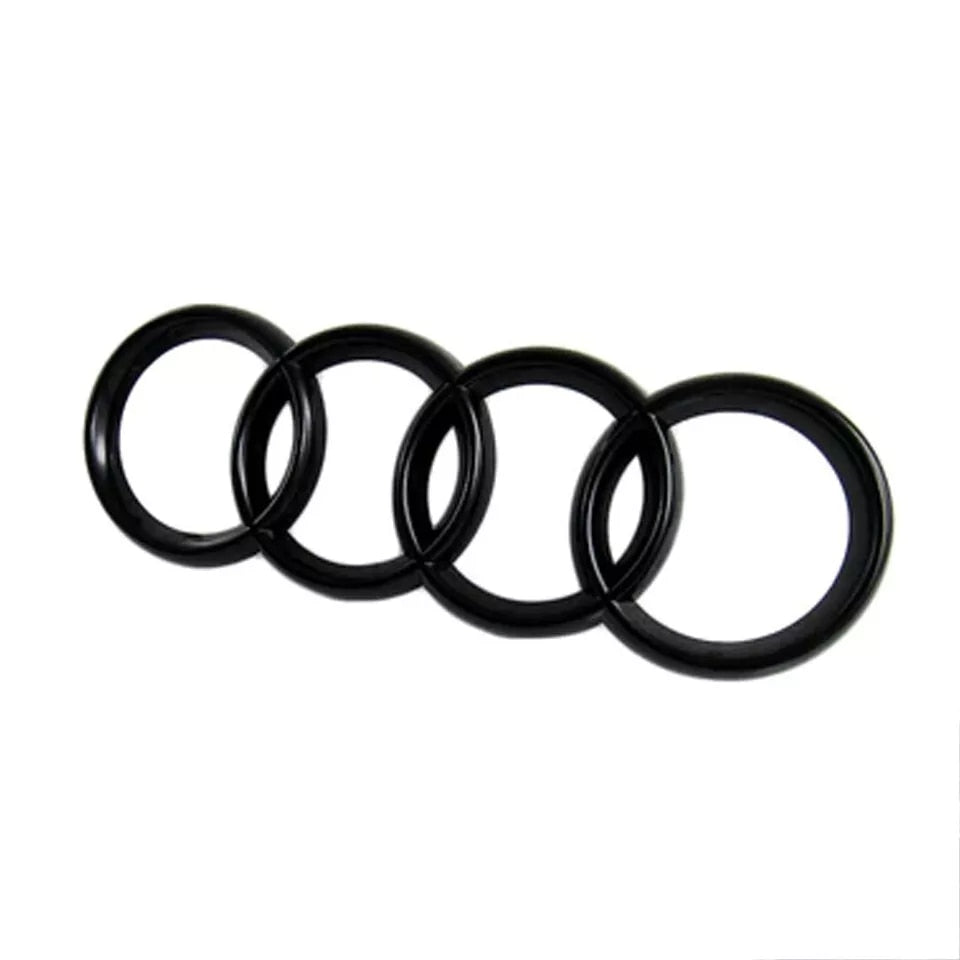 Emblema PBauto pentru Audi A1 A3 A4 S4 A5 S5 A6, 273mm, negru lucios
