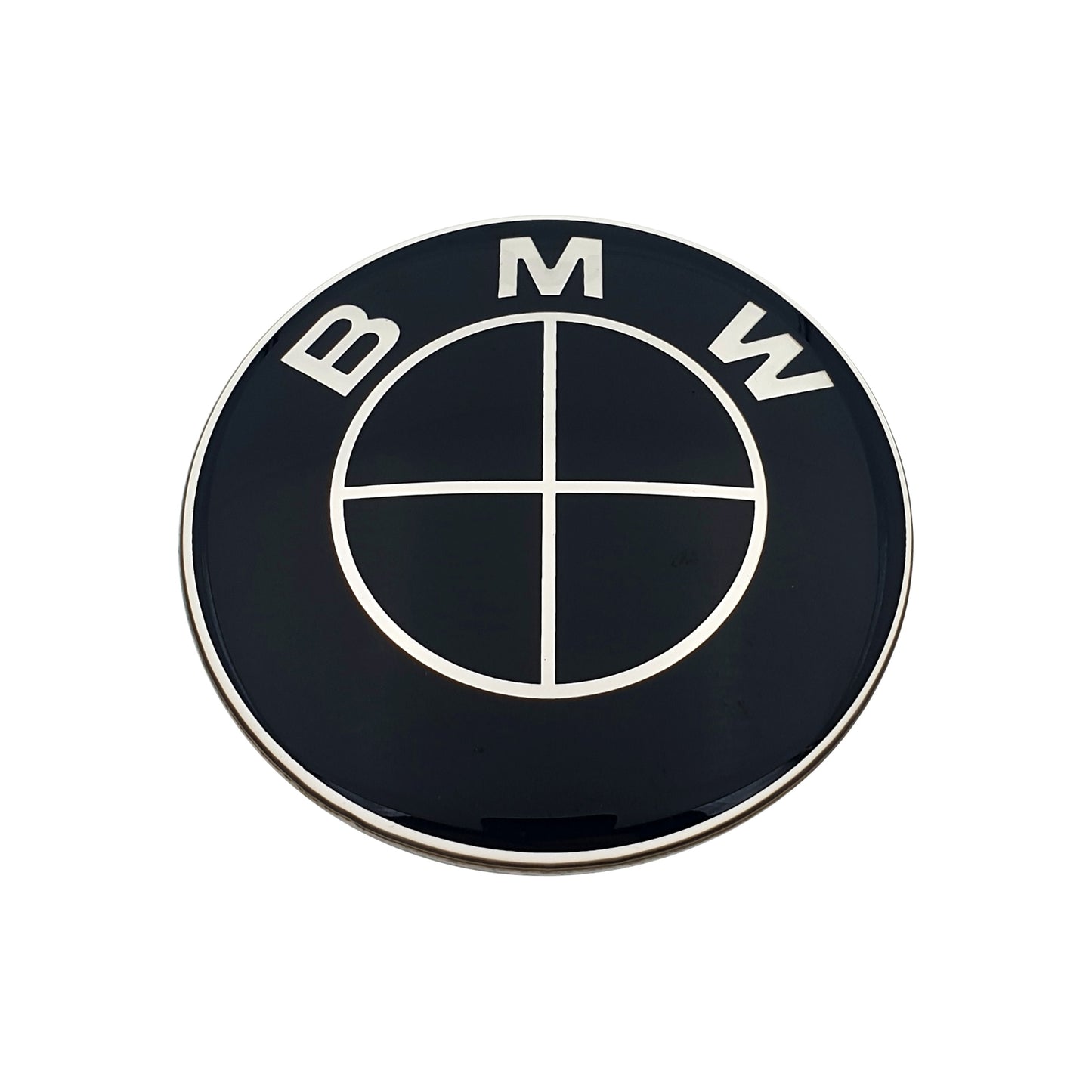 Emblema Capota BMW, 82mm, Full Black Lucios