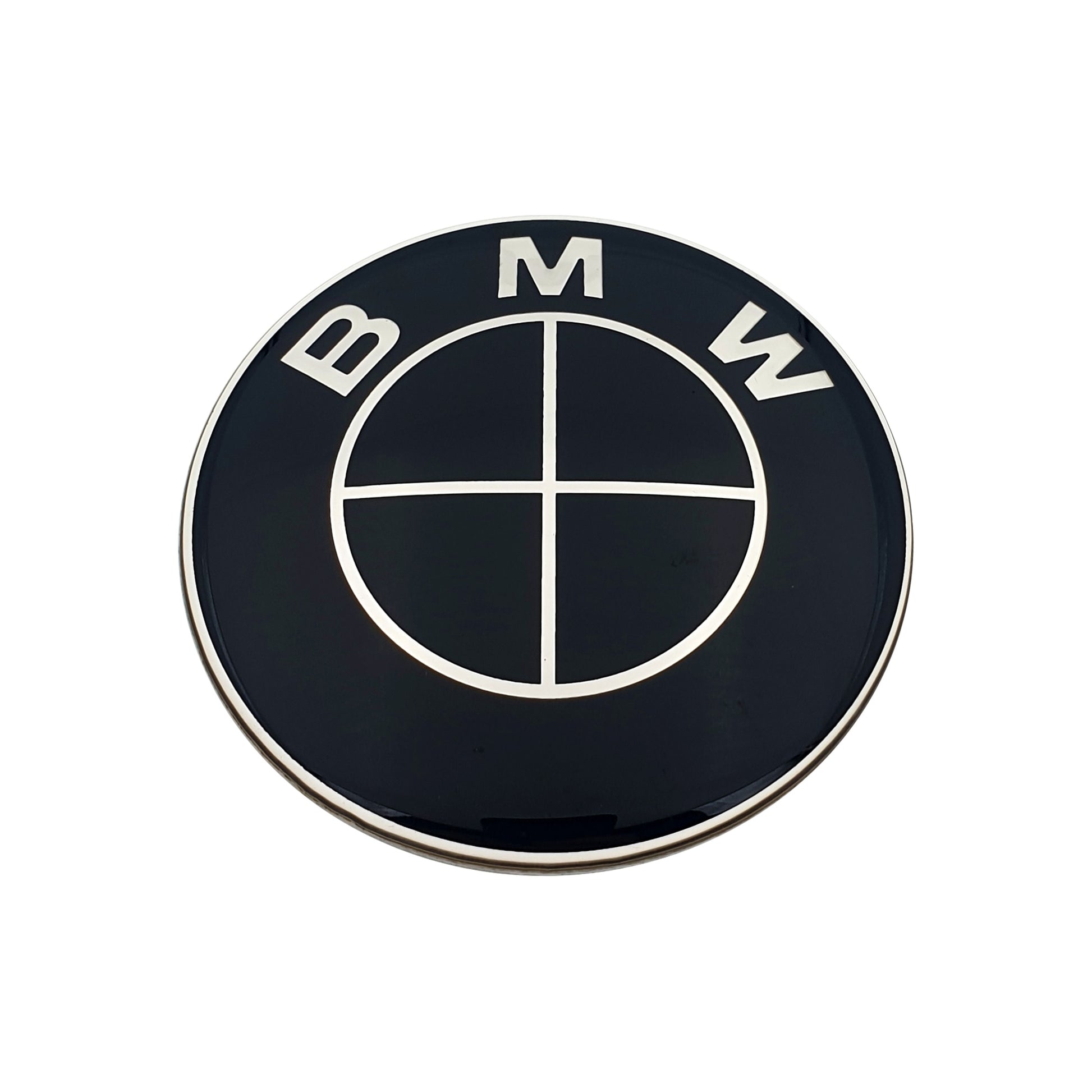Emblema Capota BMW, 82mm, Full Black Lucios