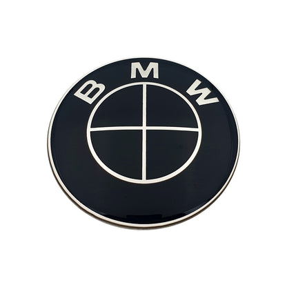 Emblema Capota BMW, 82mm, Full Black Lucios