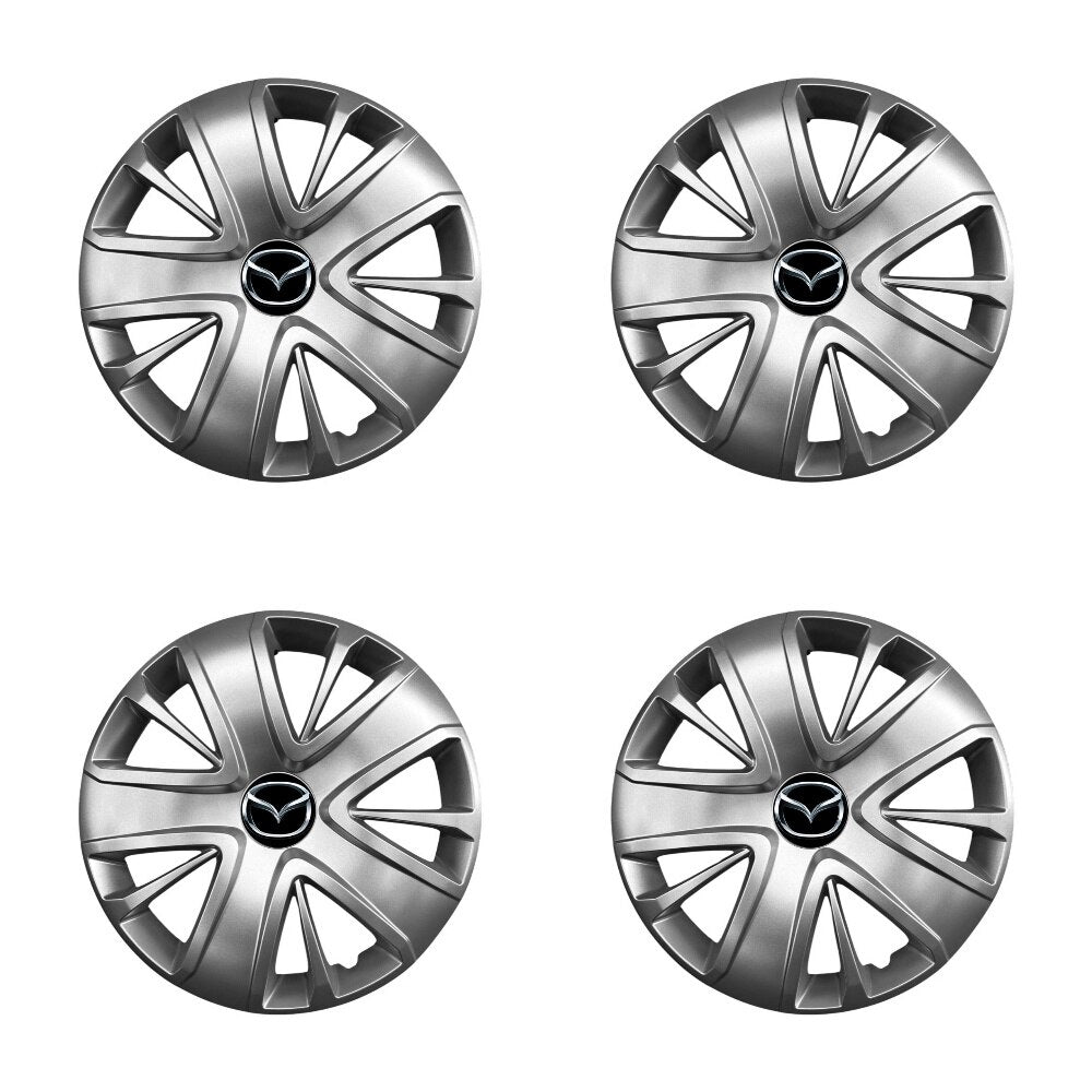 Set 4 Capace Roti R15 AUTOHELIX MSA ®, Potrivite Jantelor de 15 inch, pentru MAZDA, Model 341