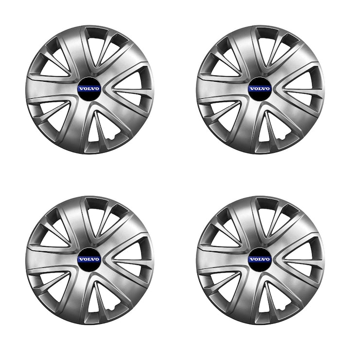 Set 4 Capace Roti R15 AutoSSF ®, Potrivite Jantelor de 15 inch, pentru VOLVO, Model 341