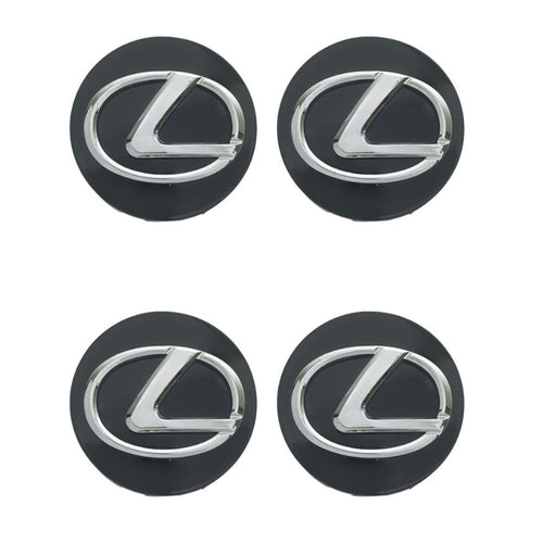 Set 4 capace jante Lexus, Negru, 62mm