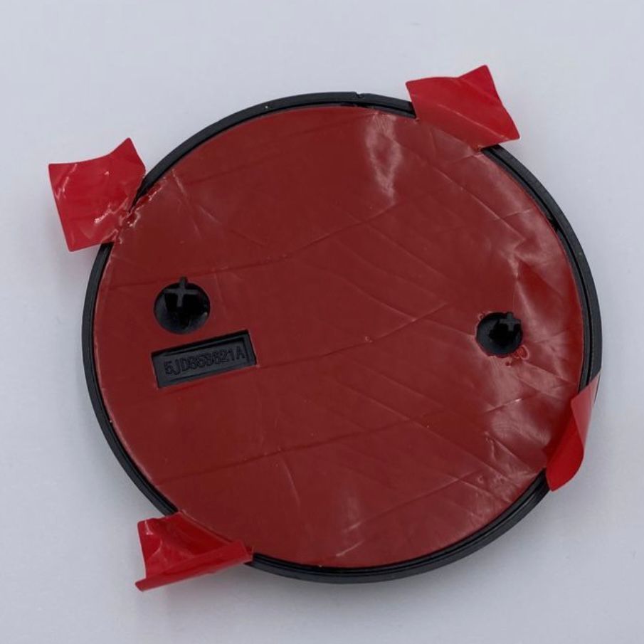 Set 2 embleme capotă/portbagaj Maf negru lucios 80mm x 90mm, pentru Skoda