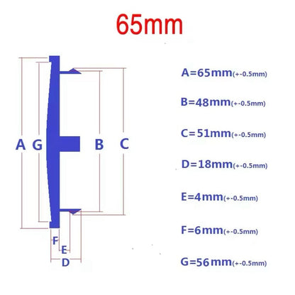 Set 4 capace roti 65mm exterior, 58mm interior Dacia negre compatibil/inlocuitor janta aliaj