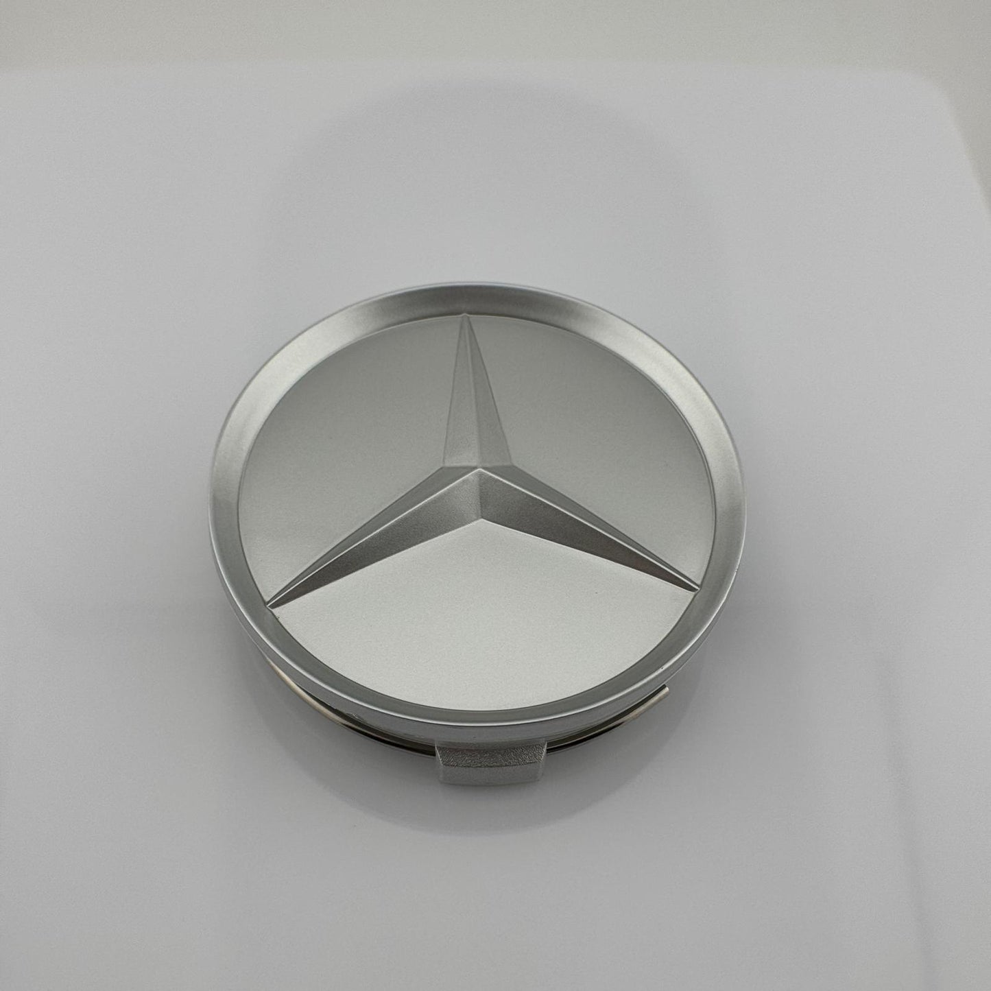 Set 4 Capace Jante Mercedes tip AMG, argintiu, Diametru 75mm