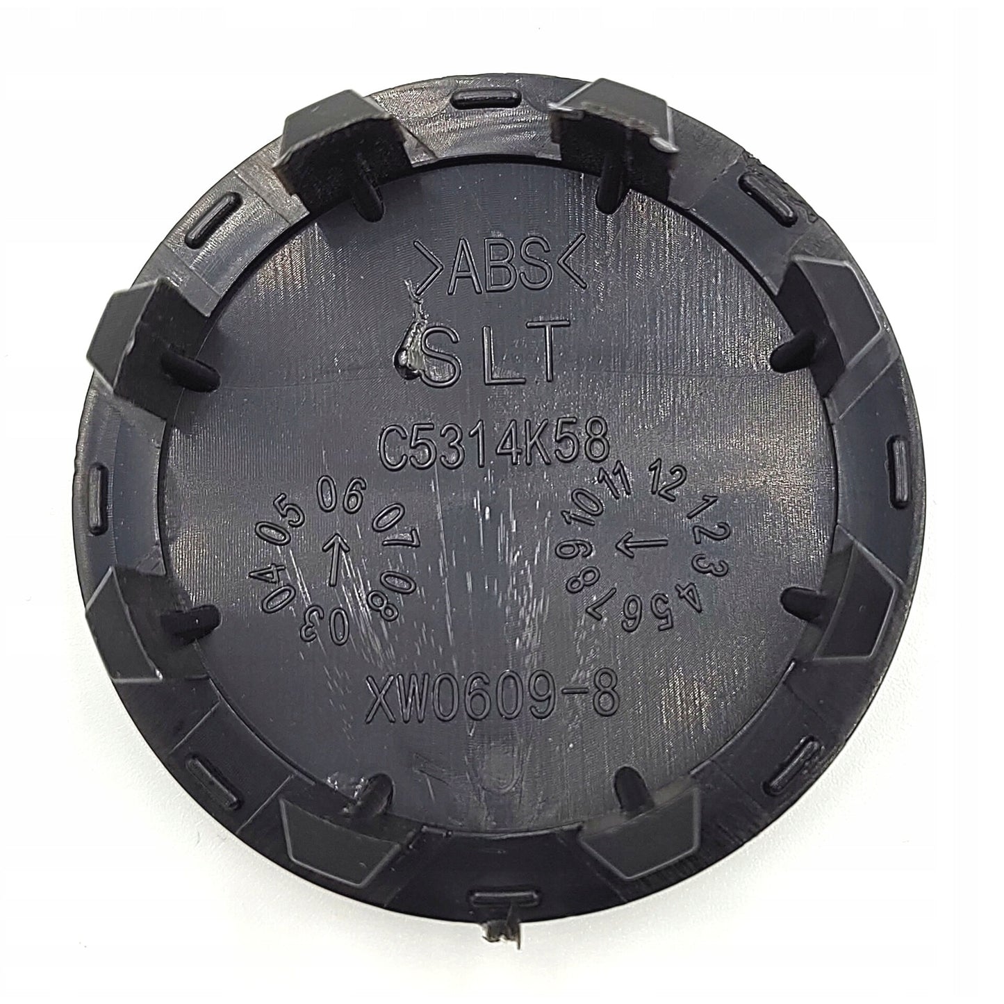 Set 4 capace jante KIA 58mm, Argintiu