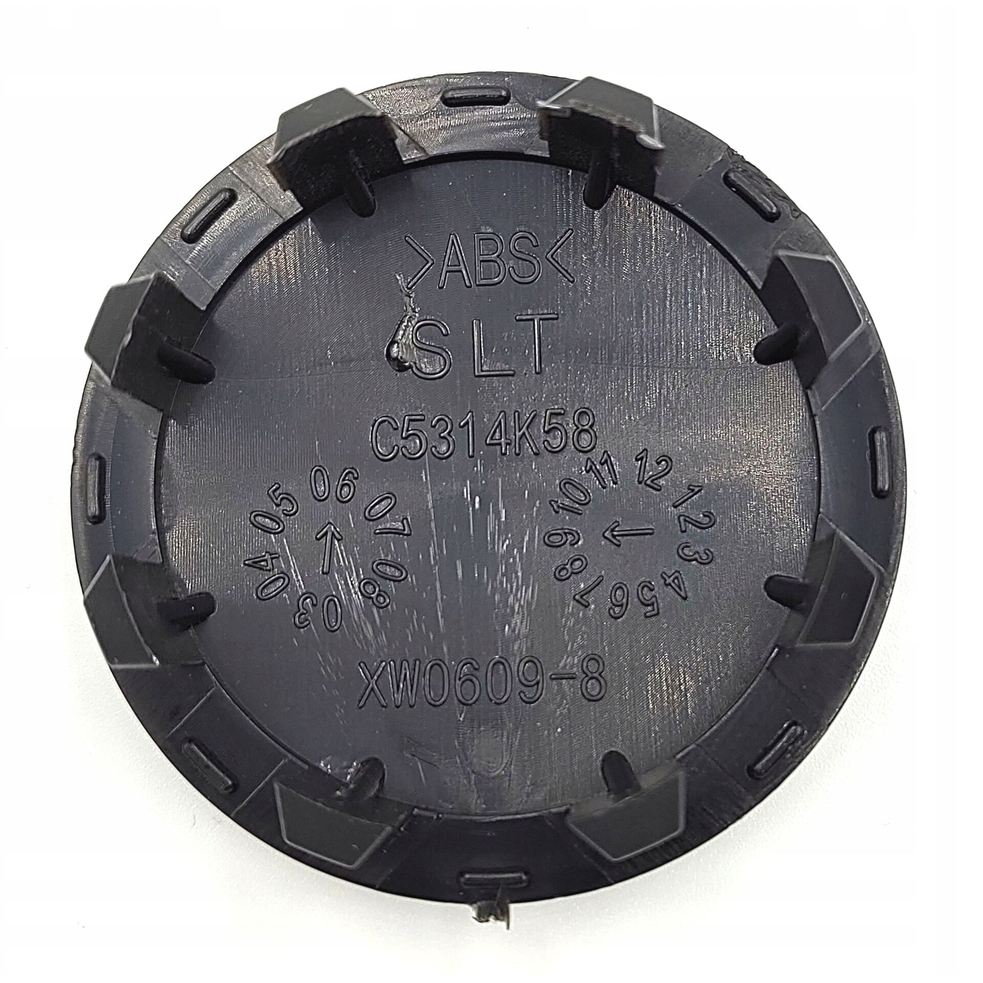 Set 4 capace jante KIA 58mm, Argintiu