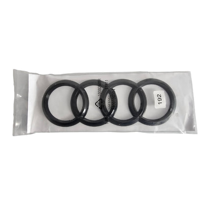 Emblema Logo Audi Negru Spate