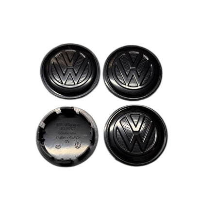 Set 4 capace roti 65mm VW 3B7601171 negre compatibil/inlocuitor janta aliaj