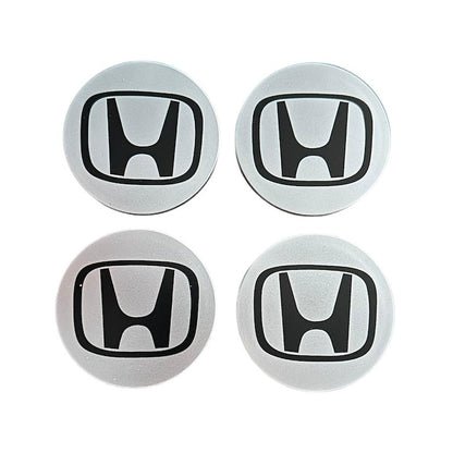 set 4 Capace jante aliaj Honda 69mm Gri Negru