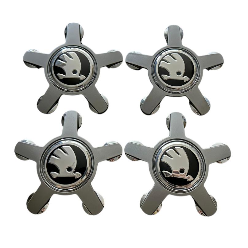 Set 4 capacele Skoda Gheara 135mm pentru jante de Audi, Gri