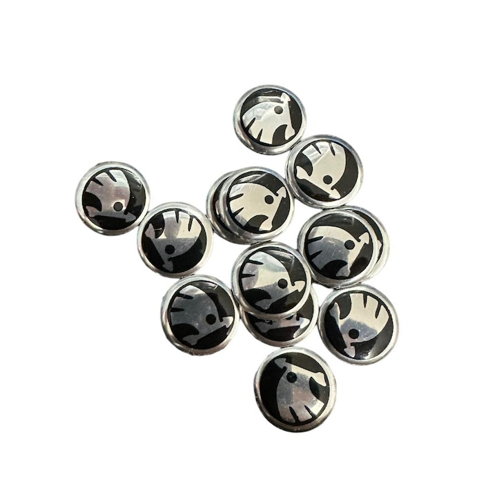 Emblema Cheie Skoda Culoare Negru Diametru 14mm