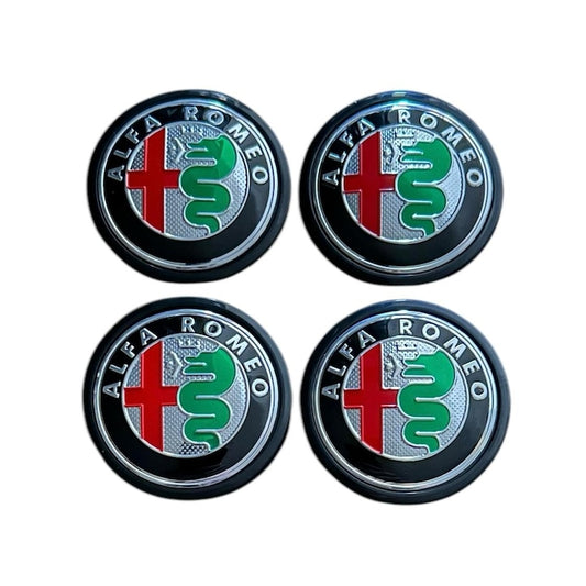 Set 4 capace roti 61mm exterior, 56mm interior Alfa Romeo compatibil/inlocuitor janta aliaj