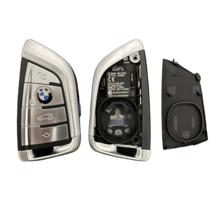 Carcasa Cheie Knife 4 Butoane BMW M XX1 X3 X5 X6 X7 1 3 5 6 7 Series G20 G30 G11 F15 F16 G01 G02 F48, Argintiu