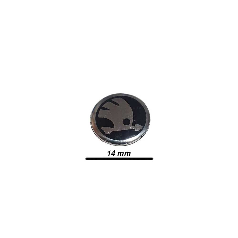 Emblema Cheie Skoda, Culoare Negru 14mm