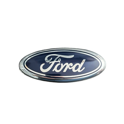 Emblema sigla Ford portbagaj, hayon Focus, Mondeo MK4, 145mm, aluminiu