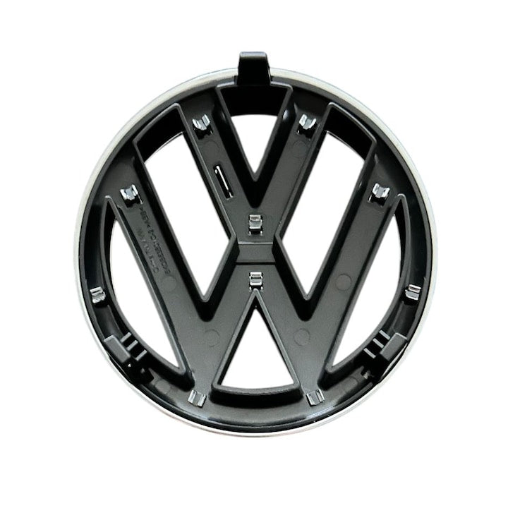 Emblema Fata pentru Volkswagen Golf 6 2008-2013, prindere in grila radiator, 135mm