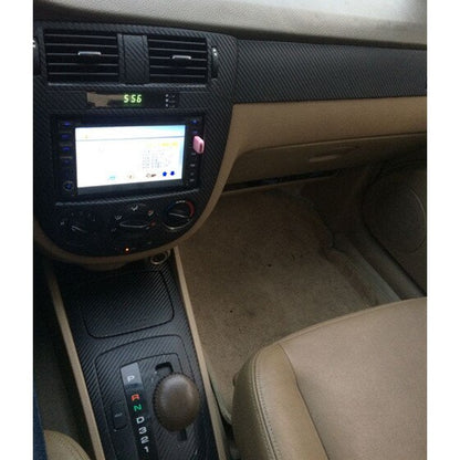 Autocolant 3D, 200x40 cm, Carbon, Negru