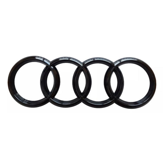 Emblema Spate Audi, negru, 19,2 x 6,6 cm, montat pe banda