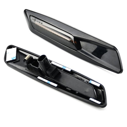 Set 2 lampi semnalizare led dinamica pe aripa, compatibile BMW 1 3 5 Series F30 E90 E91 E92 E93 E46 E60 E61 BMW F10 Style