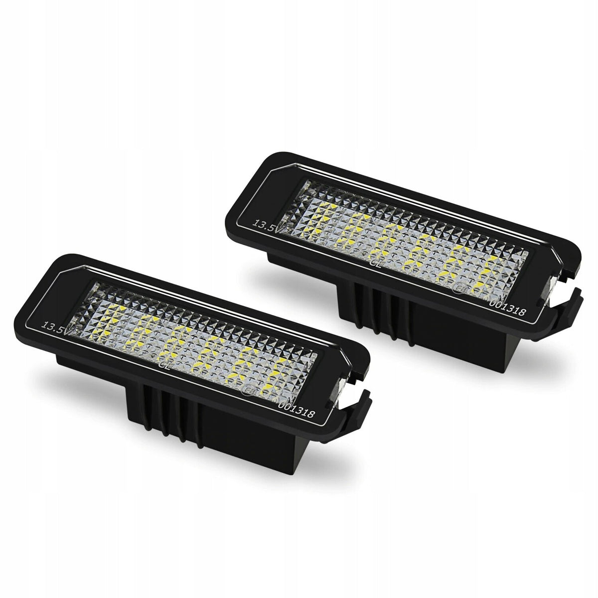 Set 2 Lampi Numar Led Canbus Vw Golf 4 / 5 / 6 / 7, Eos, Passat B6 / B7, Passat Cc, Polo, Lupo