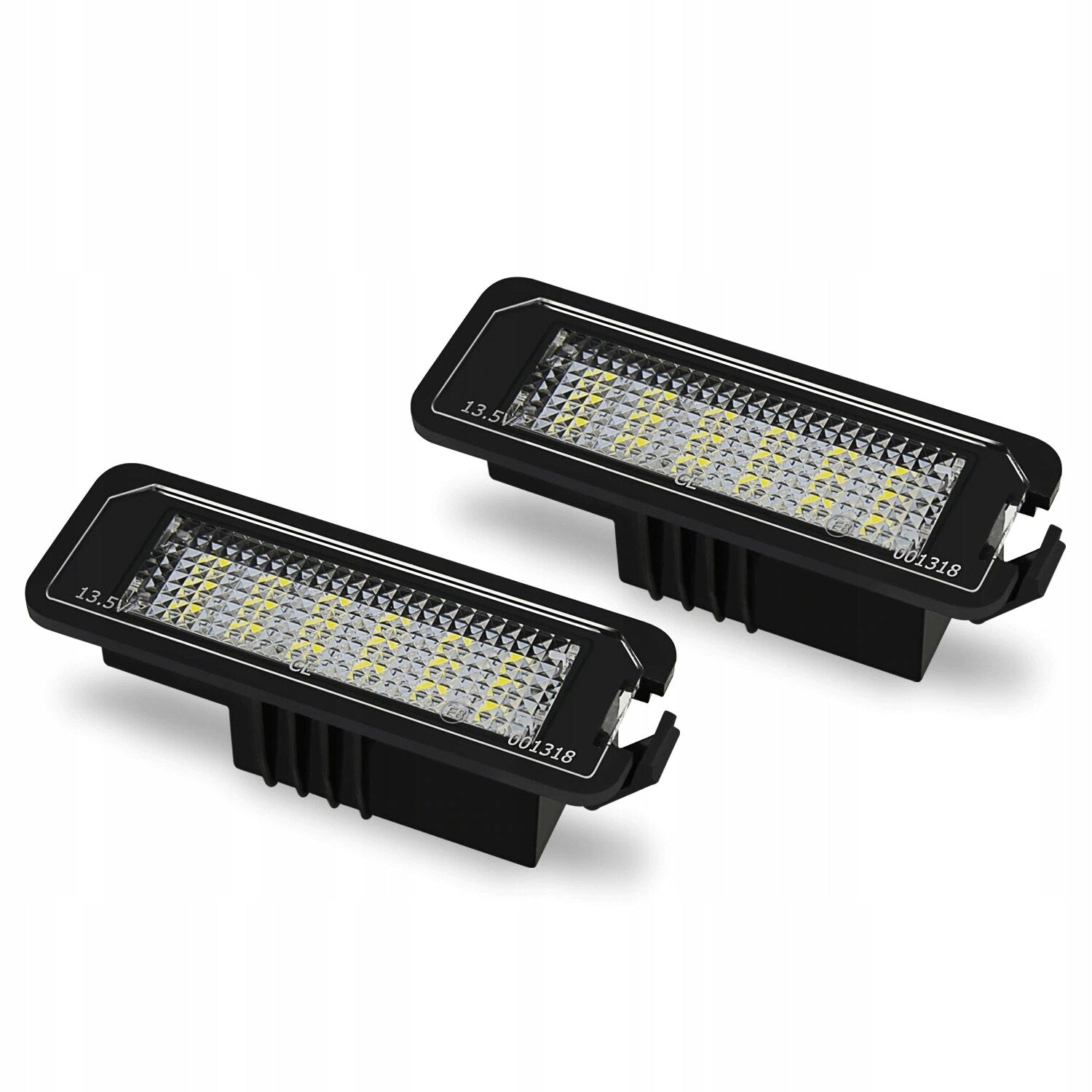Set 2 Lampi Numar Led Canbus Vw Golf 4 / 5 / 6 / 7, Eos, Passat B6 / B7, Passat Cc, Polo, Lupo
