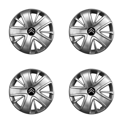 Set 4 Capace Roti R15 AUTOHELIX MSA ®, Potrivite Jantelor de 15 inch, pentru CITROEN, Model 341