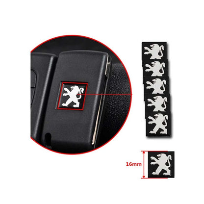Emblema Cheie Peugeot 16mm