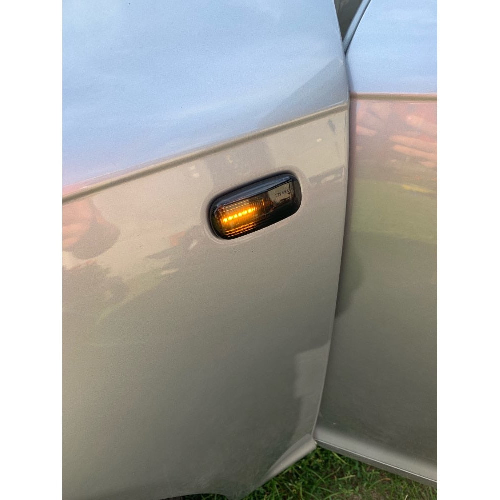Lampi semnalizari laterale aripa, dinamice, secventiale Audi A3 8P, A4 B6, B7, B8, A6, set 2 bucati