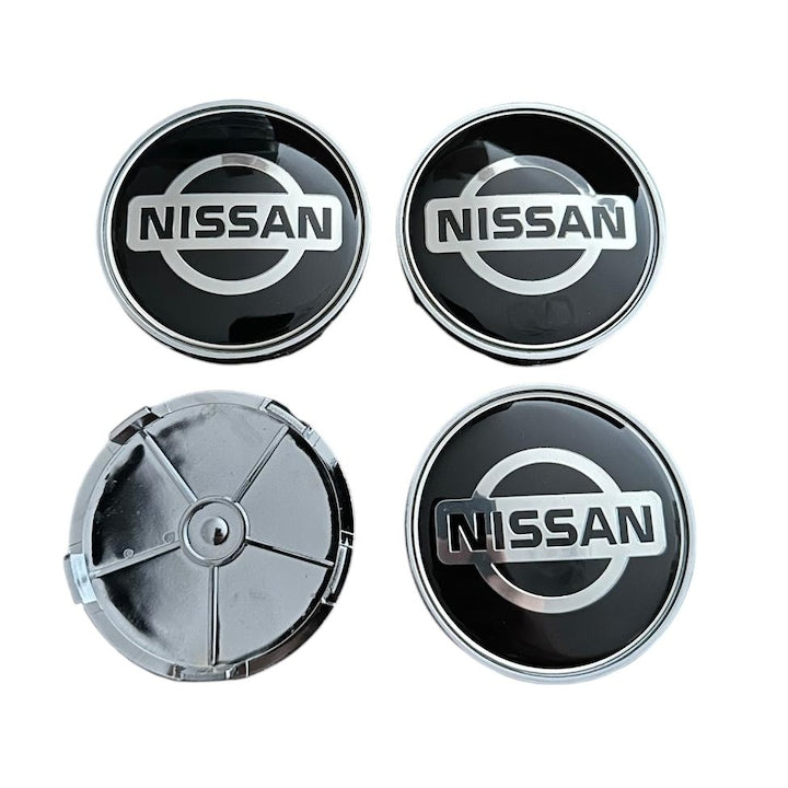 Set 4 capace roti 68mm Nissan compatibil/inlocuitor janta aliaj