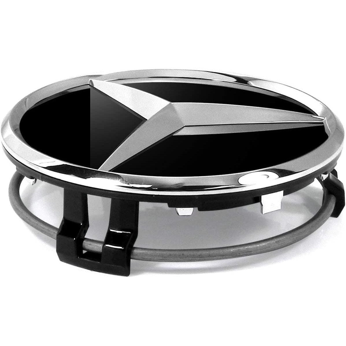 Set de 4 capace centrale pentru roti Mercedes-Benz 75mm, negru