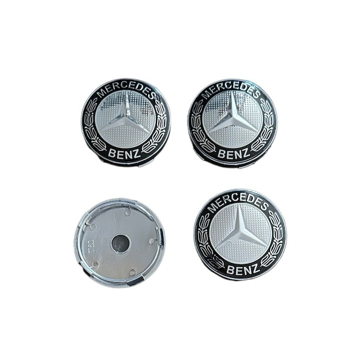Set 4 capace roti 60mm Mercedes compatibil/inlocuitor janta aliaj