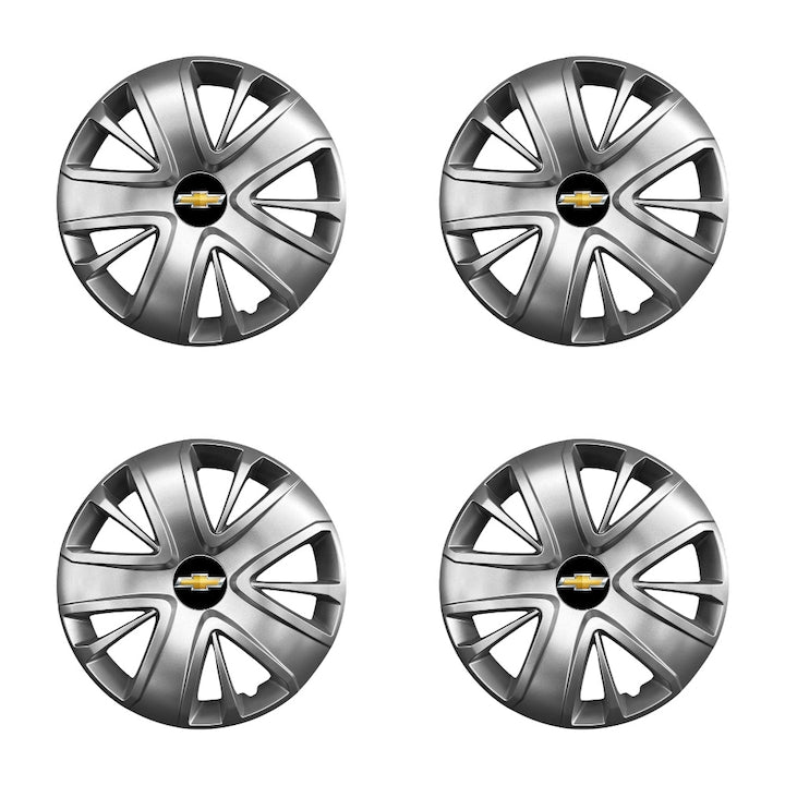 Set 4 Capace Roti R15 AutoSSF ®, Potrivite Jantelor de 15 inch, pentru CHEVROLET, Model 341