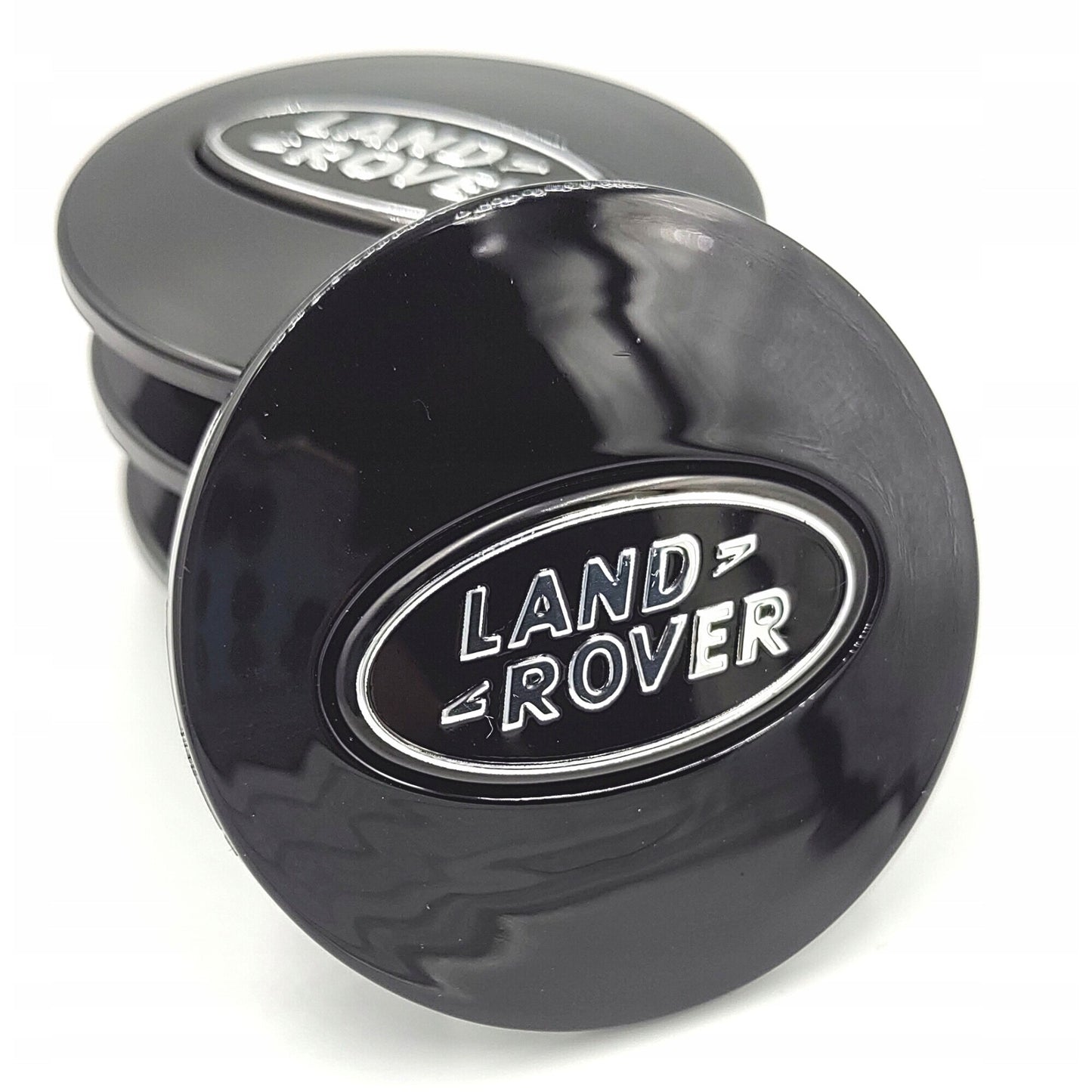 Set 4 Capace de janta, ZAMIENNIK, ABS, Pentru LAND ROVER, 62 / 47 mm, Negru