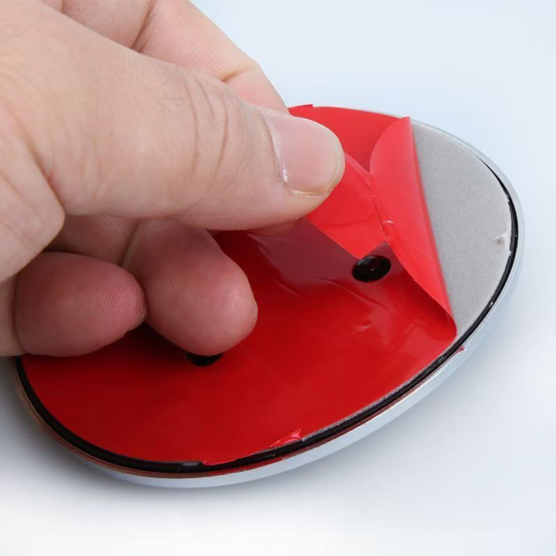 Set 2 embleme capota 90mm si portbagaj 80 mm, pentru Skoda Octavia Superb Fabia Rapid Kodiaq, negru/crom