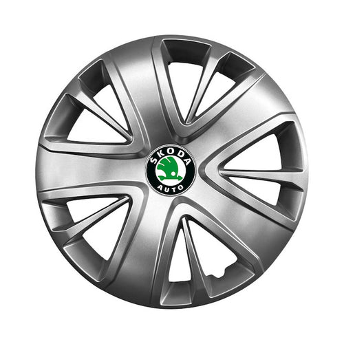 Set 4 Capace Roti R15 AutoSSF ®, Potrivite Jantelor de 15 inch, pentru SKODA, Model 341