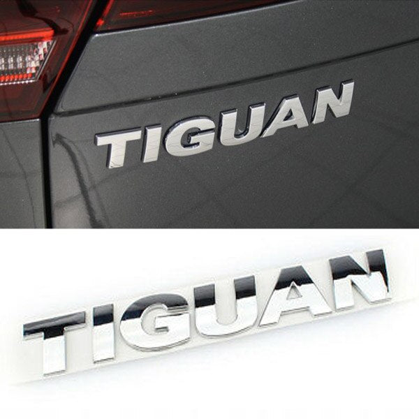 Emblema Tiguan spate Volkswagen, culoare chrom