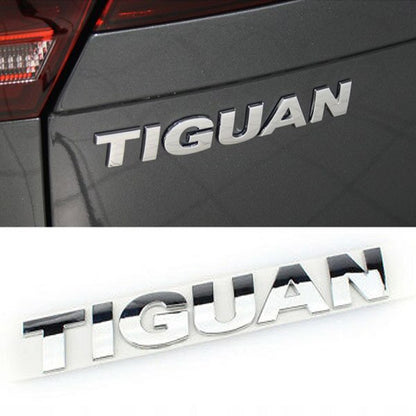 Emblema Tiguan spate Volkswagen, culoare chrom