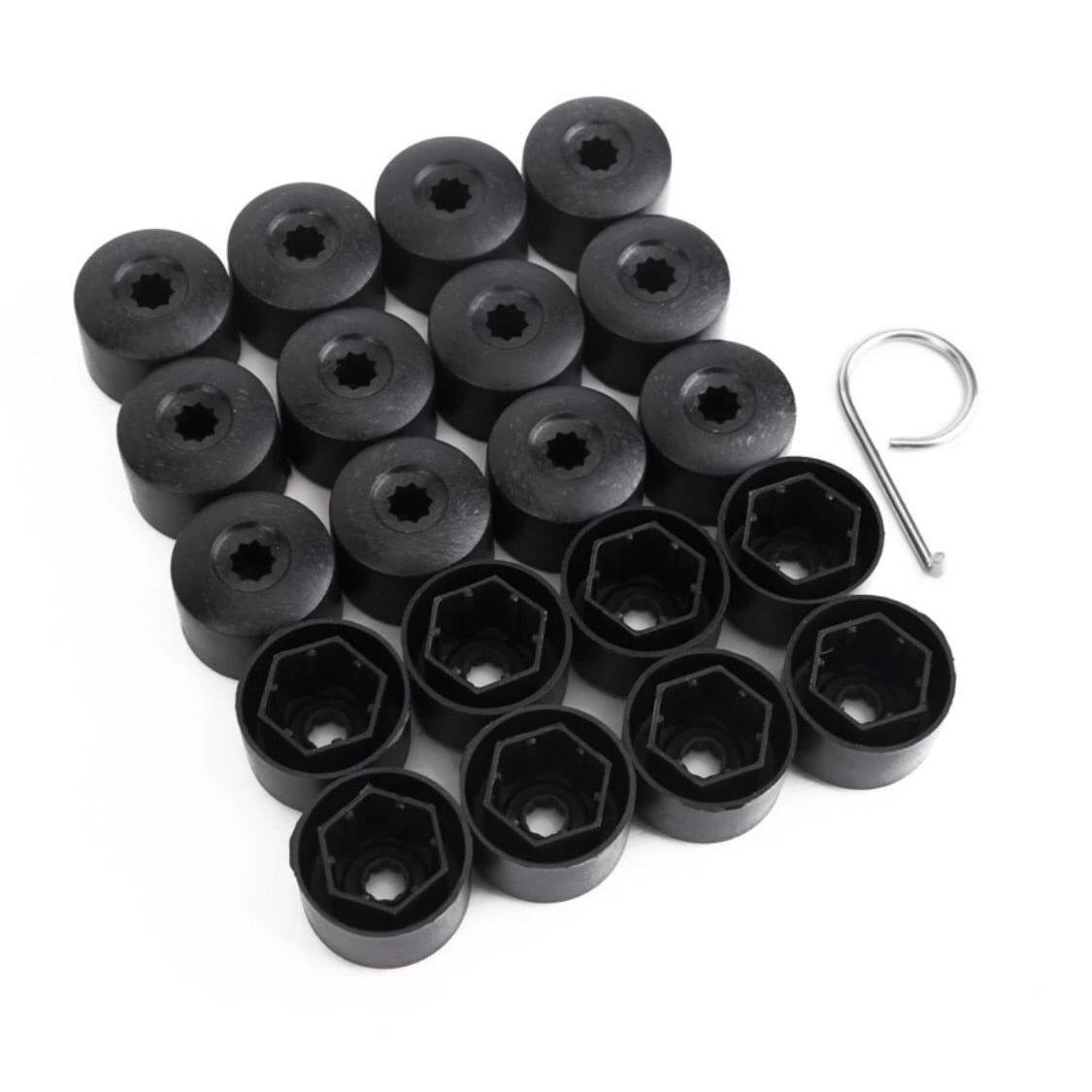 Set 20 capace prezoane pe 17 + cheie de scos capacele, VW/ Audi /Skoda