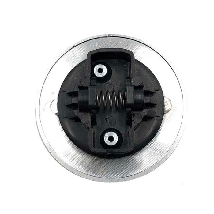 Emblema capota Mercedes 57mm negru/argintiu compatibil cu W204 W124 W201 W202 W212 W220 W205 GLA CLA