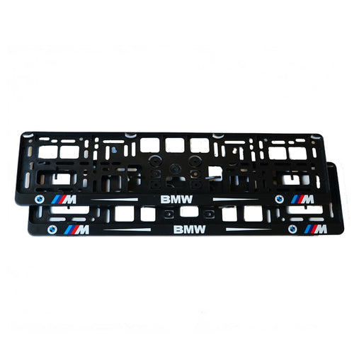 Set 2 bucati suport numar inmatriculare M, BMW