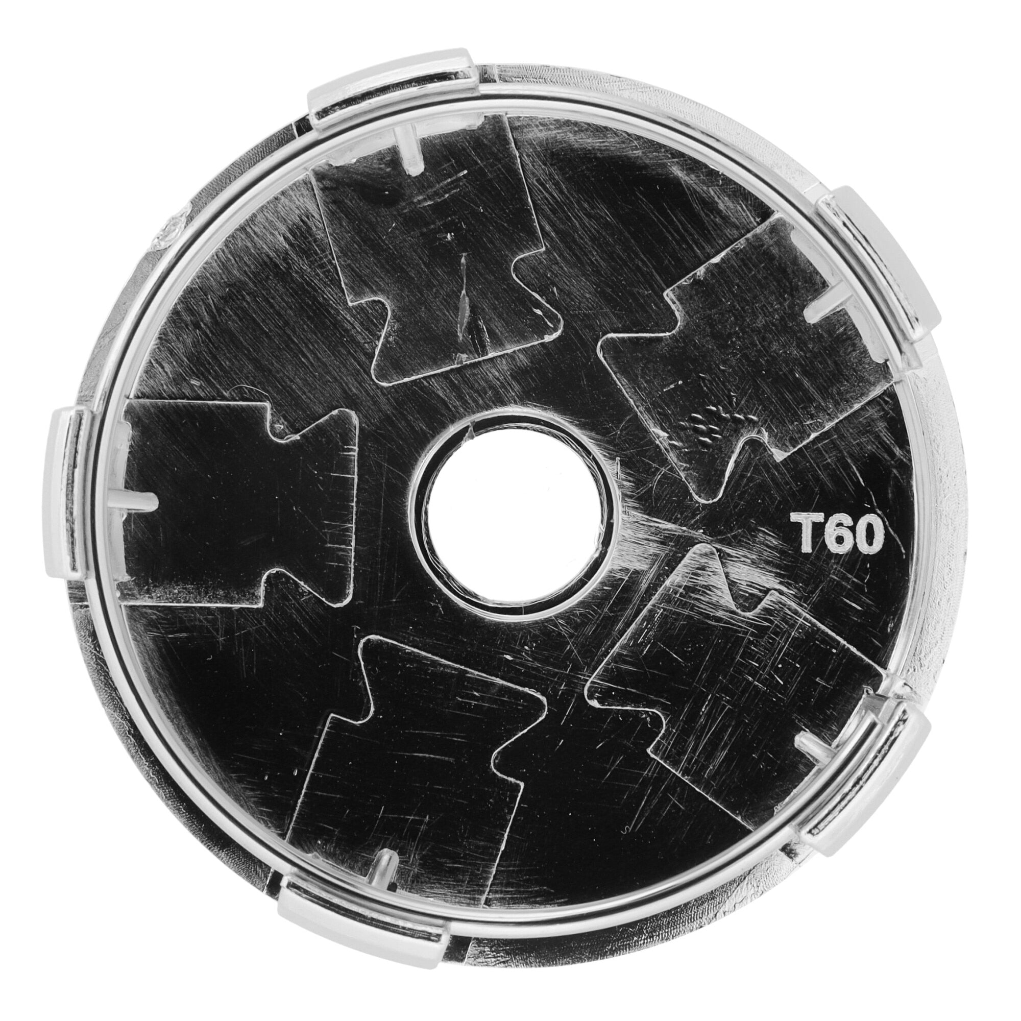 Set 4 Capace roti, Plastic / Aluminiu, Pentru VOLKSWAGEN, 60 mm, Negru