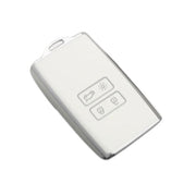 Husa cheie keyless Renault Clio V, Megane IV, Talisman, Kadjar, Zoe, Dacia Duster, Logan 3, Sandero 3 Alb