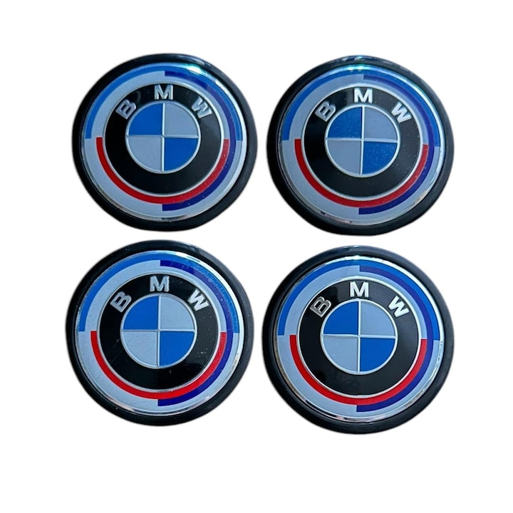 Set 4 capace roti 62mm exterior BMW aniversare compatibil/inlocuitor janta aliaj