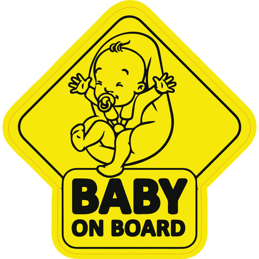 Baby on board scaunel sticker abtipild