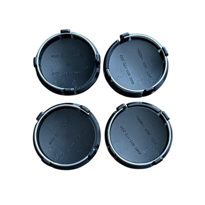 Set 4 capace roti 61mm exterior, 56mm interior Dacia DC negre compatibil/inlocuitor janta aliaj